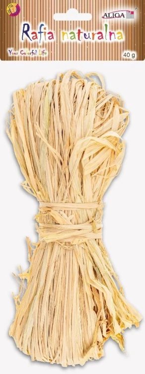 Rafia naturalna 40g, Aliga