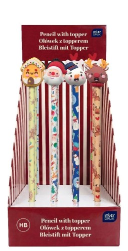 Ołówek z toperem Christmas (12szt)