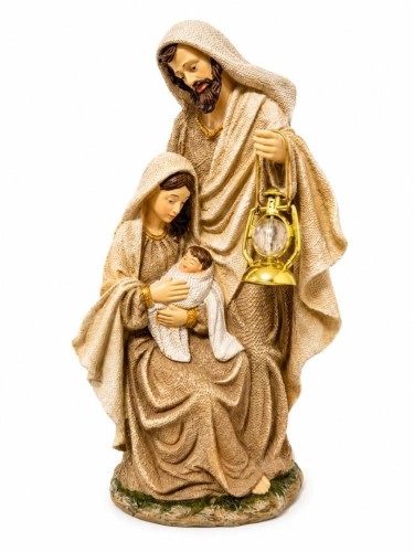 Figurka św. Rodzina z lampionem 20cm