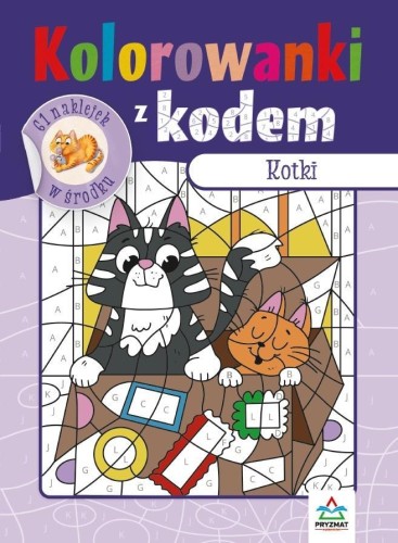 Kolorowanki z kodem. Kotki, Aleksandra Bułgajewska
