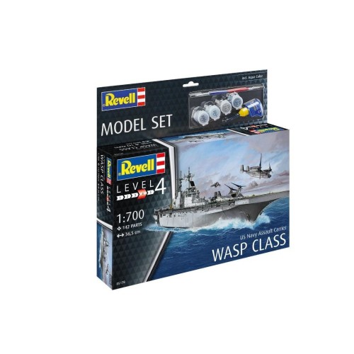 Model Set 1/700 Assault Carrier Uss Wasp