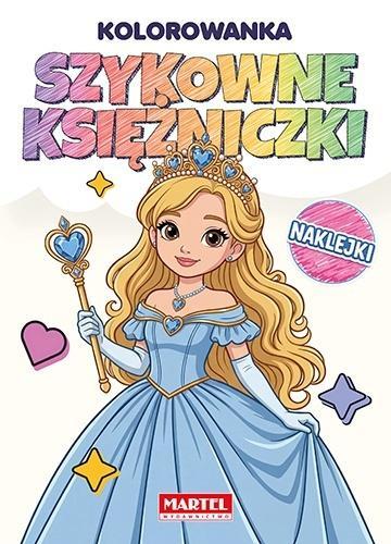 Tęczowa kolorowanka Szykowne księżniczki