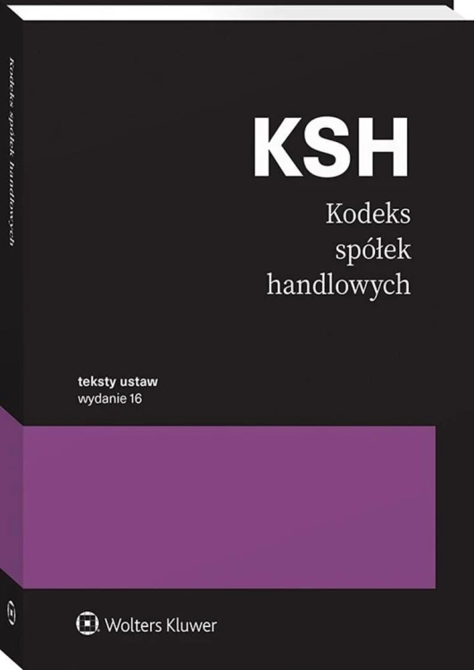 Kodeks spółek handlowych. Przepisy w.16