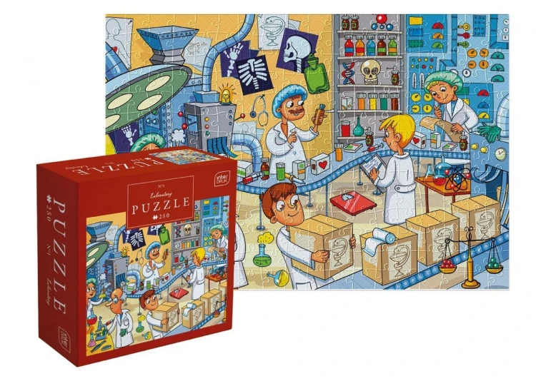 Puzzle 250 Kids Fun Laboratory, INTERDRUK