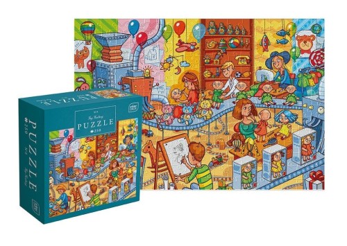 Puzzle 250 Kids Fun Toy factory, INTERDRUK