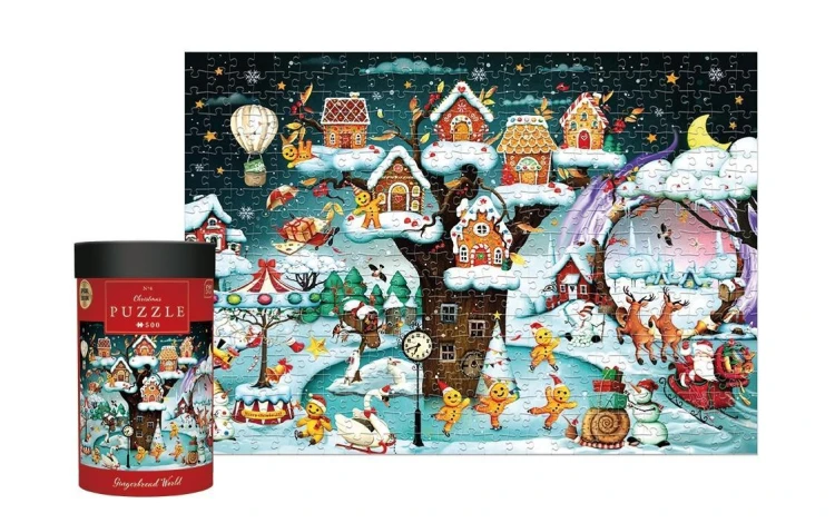 Puzzle 500 Christmas Gingerbread World, INTERDRUK