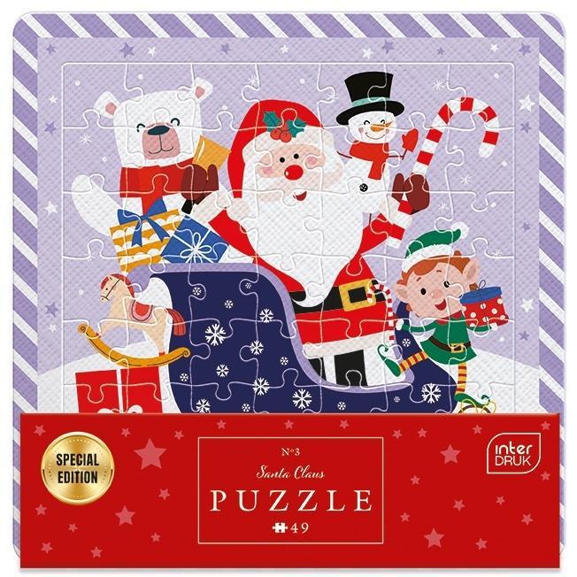 Puzzle w ramce 49 Santa Claus, INTERDRUK