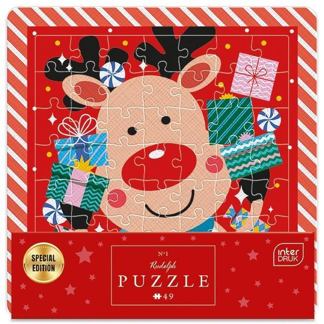 Puzzle w ramce 49 Rudolph, INTERDRUK