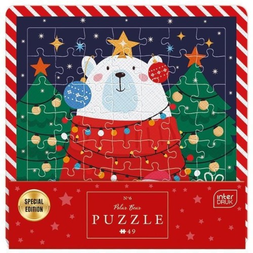 Puzzle w ramce 49 Polar Bear, INTERDRUK