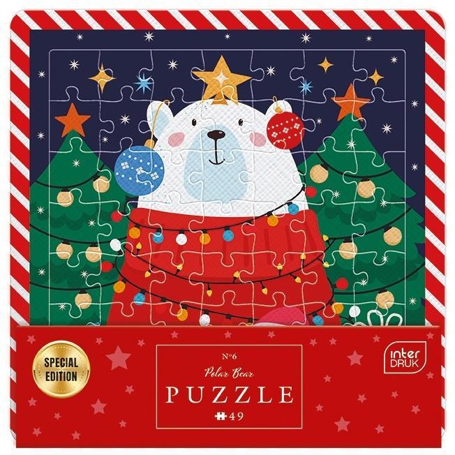Puzzle w ramce 49 Polar Bear, INTERDRUK