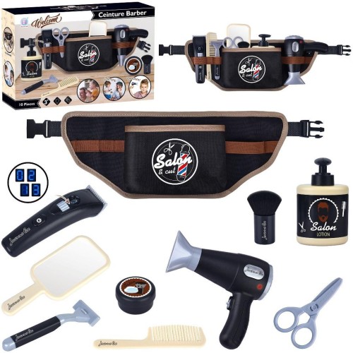 Zestaw fryzjerski barber 10el, Trifox