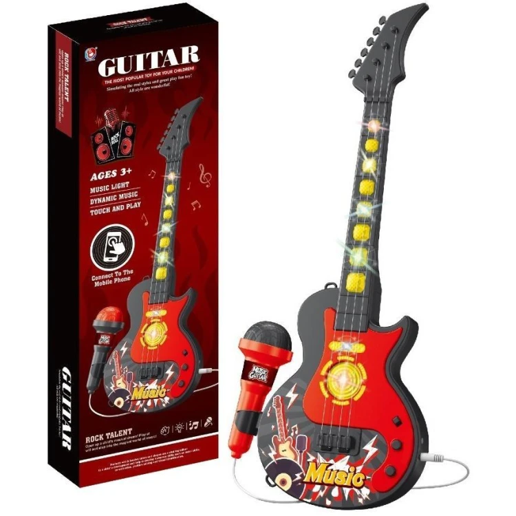Gitara elektryczna z mikrofonem dźwięk, Trifox