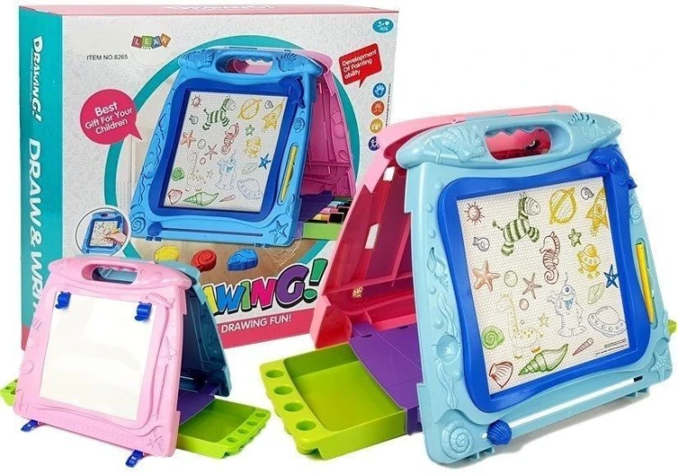 Tablica do rysowania dwustronna pisaki magnesy