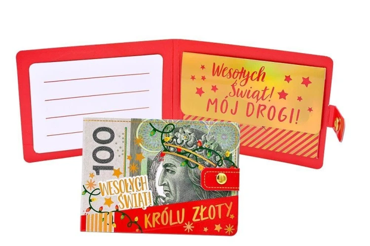 Portfelik Boże Narodzenie Banknot 100zł