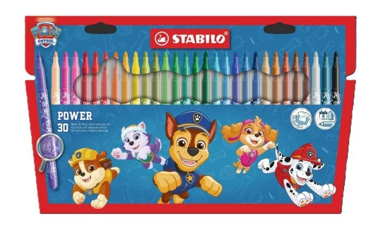 Flamastry Trio Scribi Psi Patrol 18szt STABILO