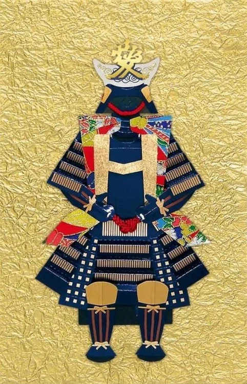 Karnet Samurai-08 Samuraj Granatowy