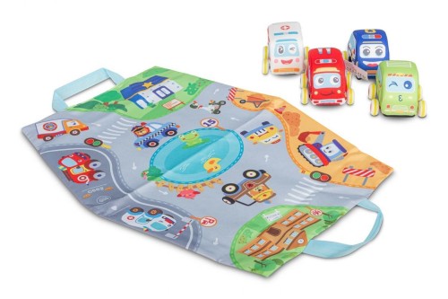 Zabawka edukacyjna autka z napędem, Toyz