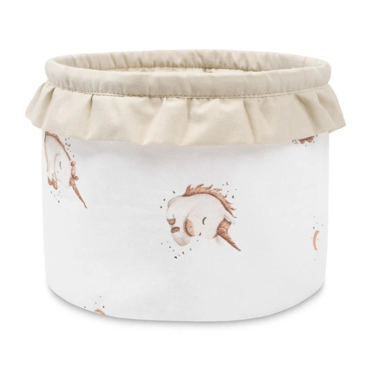 Kosz na zabawki S Unicorn Beige, Sensillo