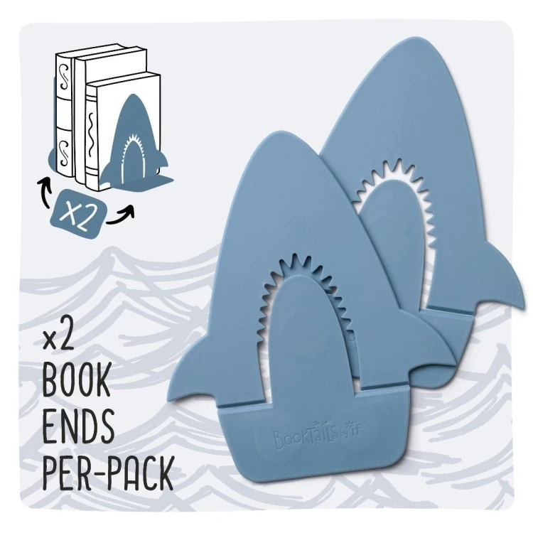 Book End 2 podpórki pod książki Rekin, IF
