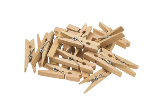 Klamerki ozdobne naturalne 6cm, Brewis