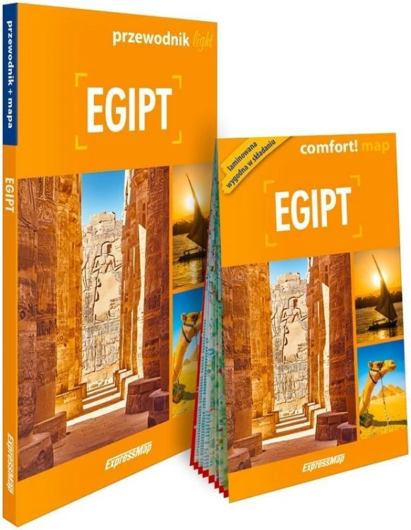 Egipt przewodnik + mapa 2w1 (light) 2026