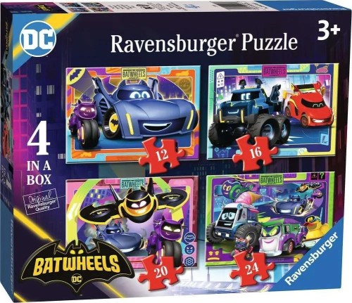 Puzzle 2D 4w1 Betwheels, Ravensburger