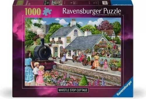 Puzzle 2D 1000 Stacja kolejowa, Ravensburger