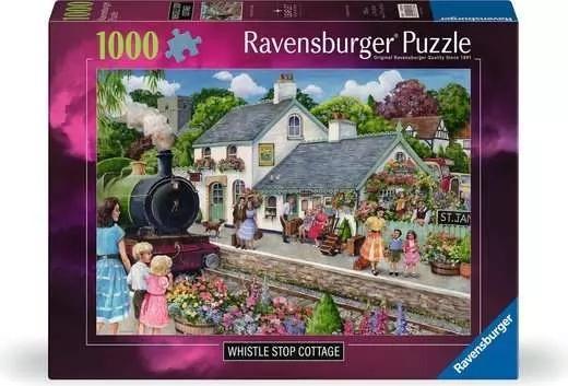 Puzzle 2D 1000 Stacja kolejowa, Ravensburger