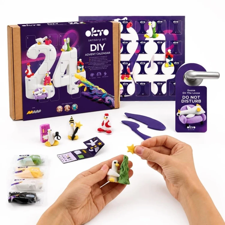 Kalendarz adwentowy DIY 24 Dni z Gęsią