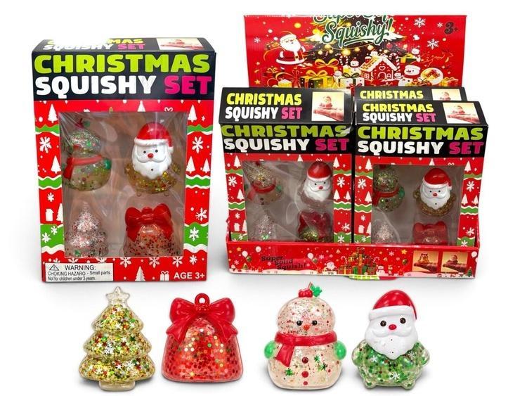 Świąteczny zestaw gniotków Christmas Squishy