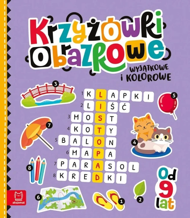 Krzyżówki obrazkowe. Wyjątkowe i kolorowe od 9 lat