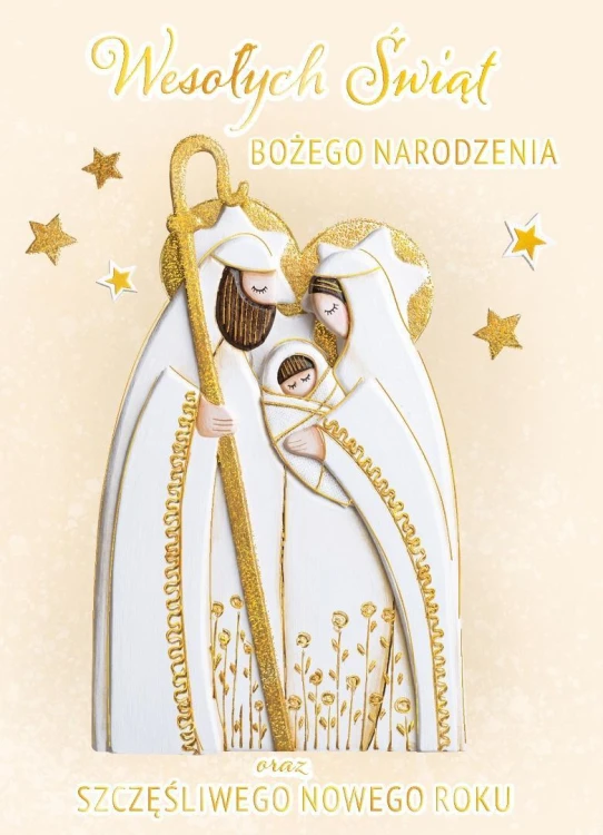 Karnet B6 Boże Narodzenie - Święta Rodzina
