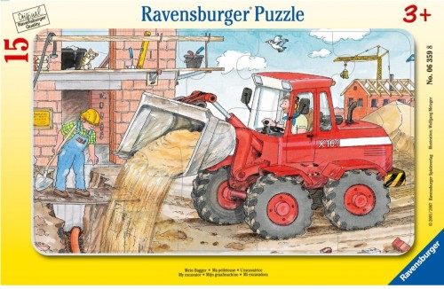 Puzzle 15 Koparka, Ravensburger