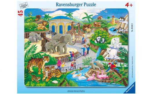 Puzzle 45 Wizyta w zoo, Ravensburger