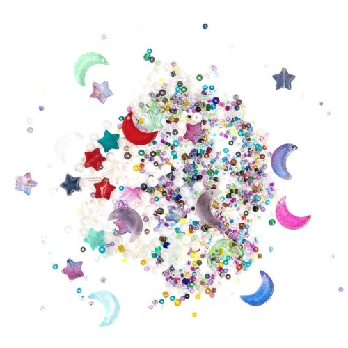 Koraliki szklane galaxy sparkle 40g