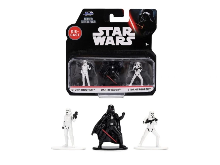 Jafa Star Wars Metal fig 3-pak, 4cm, Jada