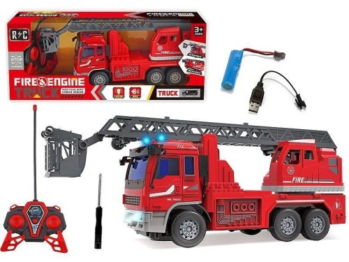 Wóz strażacki R/C z rozkładaną drabiną USB, ADAR