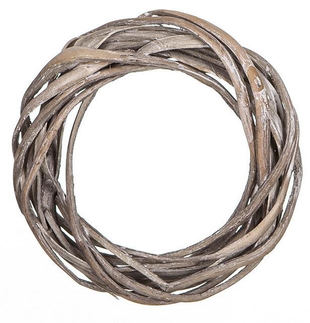 Wianek wiklinowy 15cm szary, Dalprint dpCraft