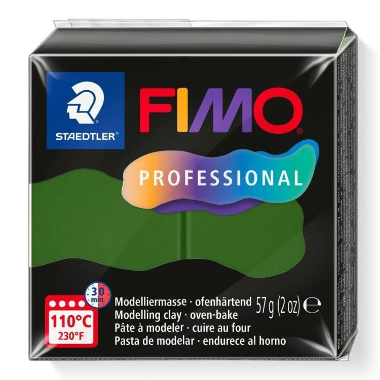 Masa termoutwardzalna Fimo 57g zieleń liści