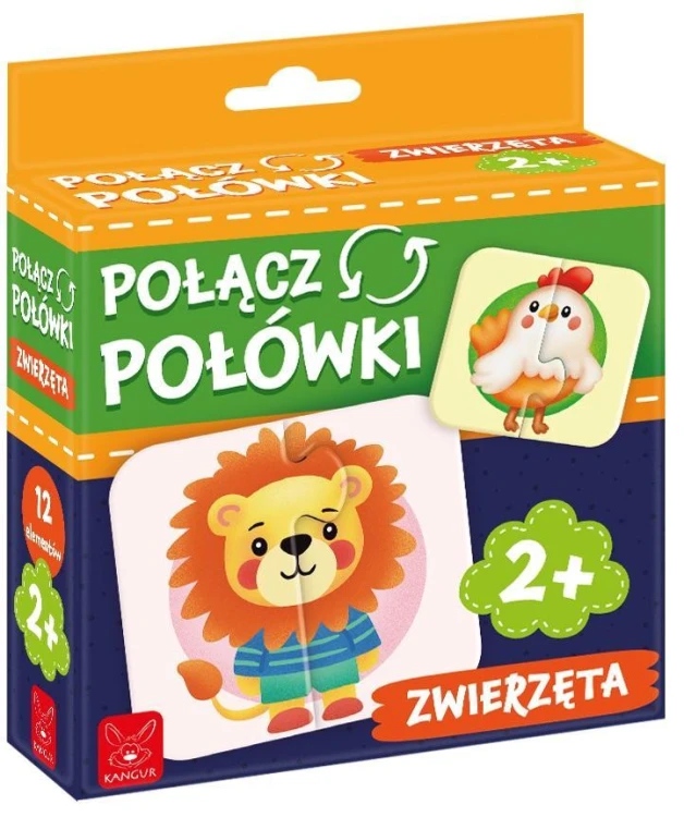 Połącz połówki Zwierzęta, Kangur