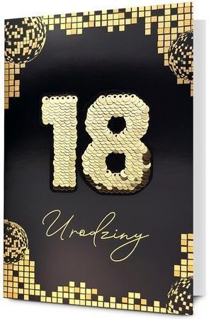 Karnet B6 Urodziny 18