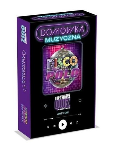Top Trumps Quiz Box Domówka Muzyczna Disco Polo