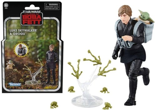 Figurka Star Wars vintage Luke Skywalker i Grogu
