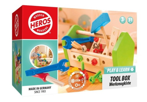 Klocki - Play and learn Tool Box 31el