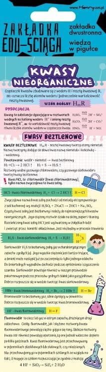 Zakładka edu-ściąga. Kwasy nieorganiczne, Henry