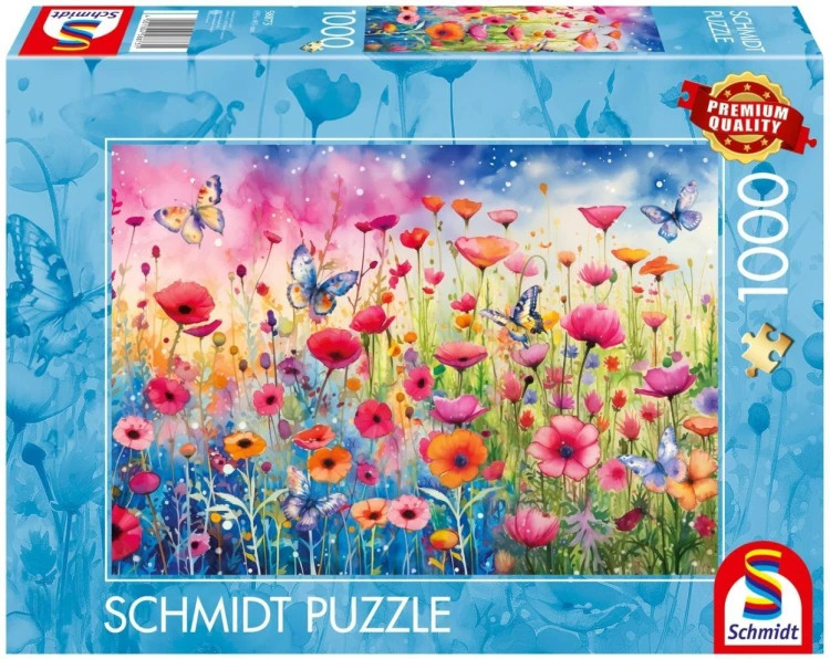 Puzzle PQ 1000 Makowe pole, Schmidt