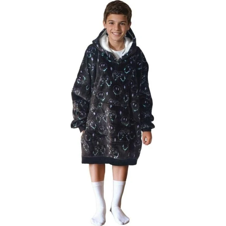 Bluza koc Oversize Gry dla dzieci 7-12 lat
