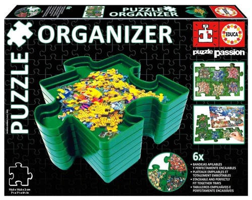 Tacki do sortowania puzzli (sorter) 6szt, Educa