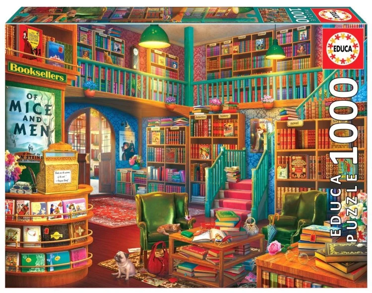 Puzzle 1000 Biblioteka G3, Educa