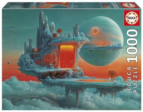 Puzzle 1000 Planeta ognia i lodu, Educa